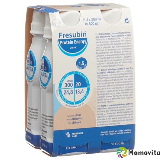 Fresubin Protein Energy Drink Nuss 4x 200ml buy online