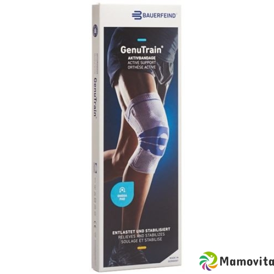 GenuTrain Aktivbandage Knie mit Silikonrand Grösse 5 Titan buy online