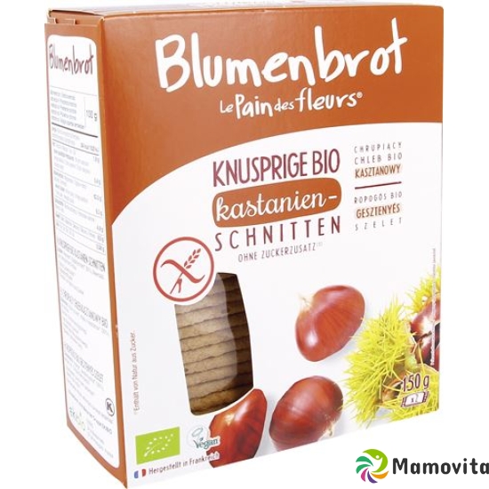 Blumenbrot Kastanien-Schnitten Bio 150g buy online