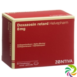 Doxazosin Retard Zentiva Retard Filmtabletten 8mg 98 Stück