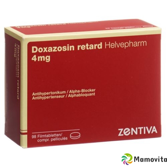 Doxazosin Retard Zentiva Retard Filmtabletten 4mg 98 Stück buy online