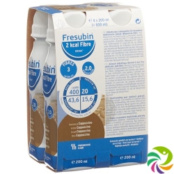 Fresubin 2kcal Fibre Drink Cappuccino 4x 200ml