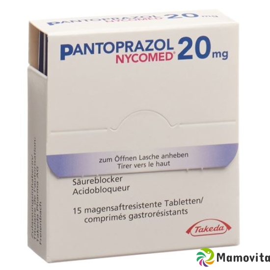 Pantoprazol Nycomed Filmtabletten 20mg 90x 15 Stück buy online