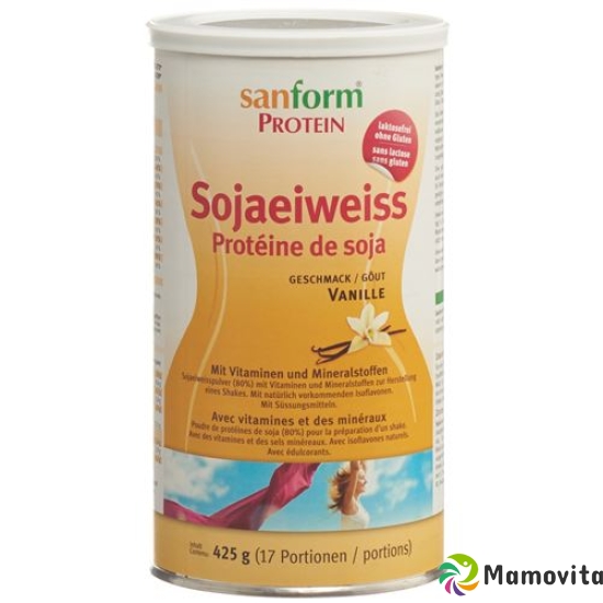 Sanform Soja Eiweiss Pulver Vanille Dose 425g buy online