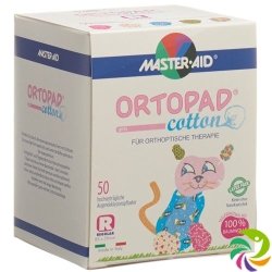 Ortopad Cotton Occlusionspflaster Regular Girl 4 years and 50 pc