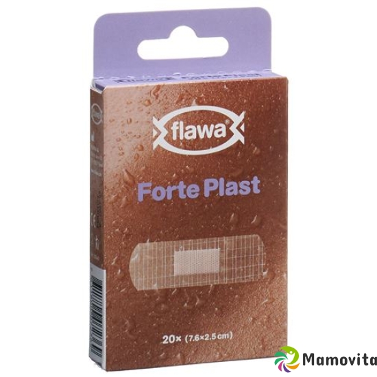 Flawa Forte Plaster 2.5x7.6cm Transparent 20 pieces buy online