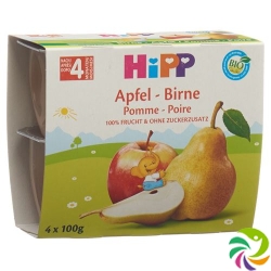 Hipp Frucht Pause Apfel Birne 4x 100g