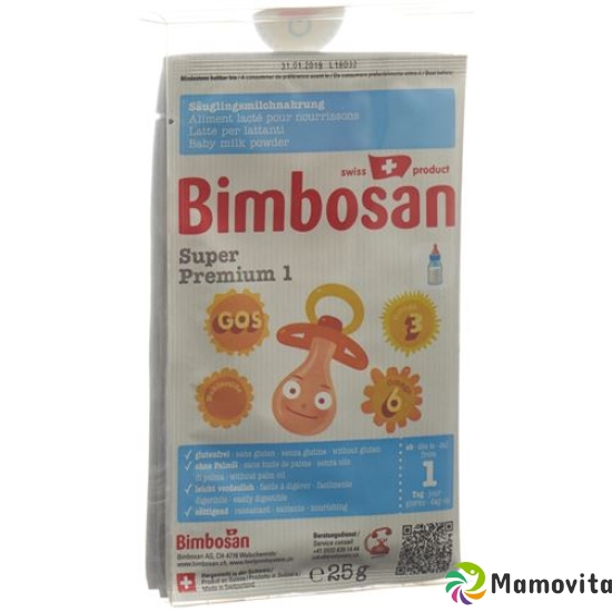 Bimbosan Super Premium 1 Infant Milk Travel Portion 5x 25 buy online