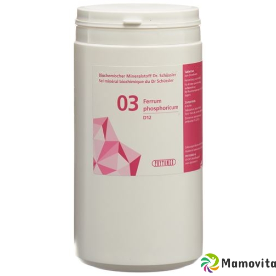 Phytomed Schüssler Nr. 3 Ferr Pho Tabletten D 12 50 Stück buy online