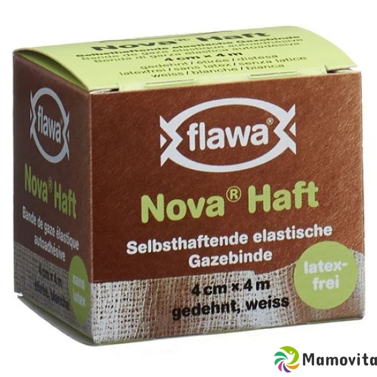 Flawa Nova Haft Selbsthaftende Gazebinde 4cmx4m buy online