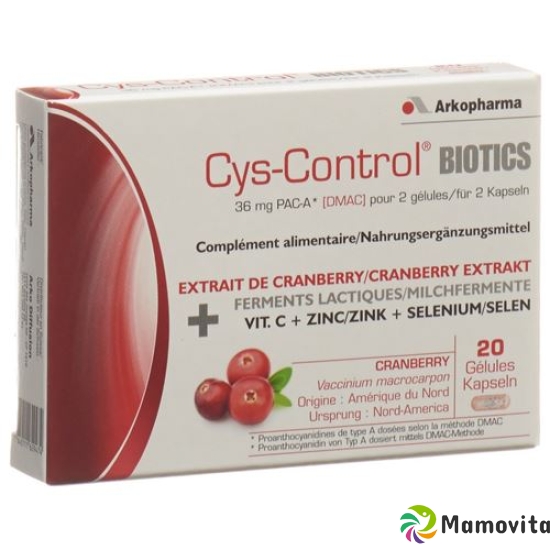 Cys-Control Biotics Kapseln 20 Stück buy online