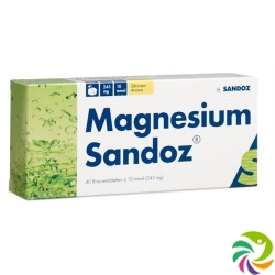 Magnesium Sandoz Brausetablette Zitrone 40 Stück