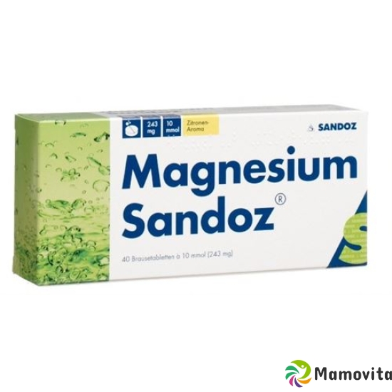 Magnesium Sandoz Brausetablette Zitrone 40 Stück buy online