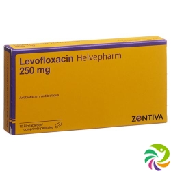 Levofloxacin Helvepharm Filmtabletten 250mg 10 Stück