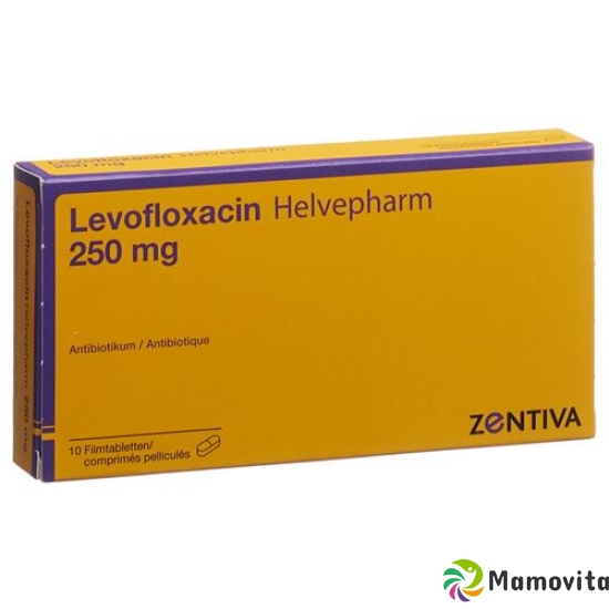 Levofloxacin Helvepharm Filmtabletten 250mg 10 Stück buy online