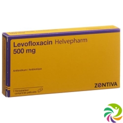 Levofloxacin Helvepharm Filmtabletten 500mg 10 Stück