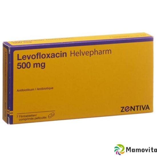 Levofloxacin Helvepharm Filmtabletten 500mg 10 Stück buy online