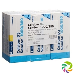 Calcium D3 Sandoz Pulver 1000/880 90 Stück