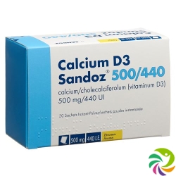 Calcium D3 Sandoz Pulver 500/440 30 Stück