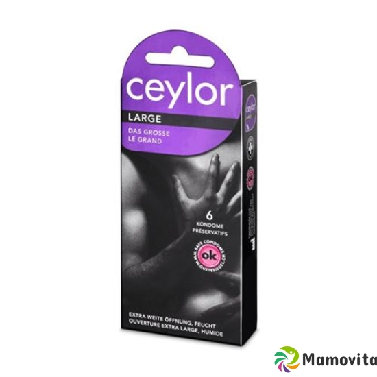 Ceylor Large condoms with reservoir 6 pieces buy online