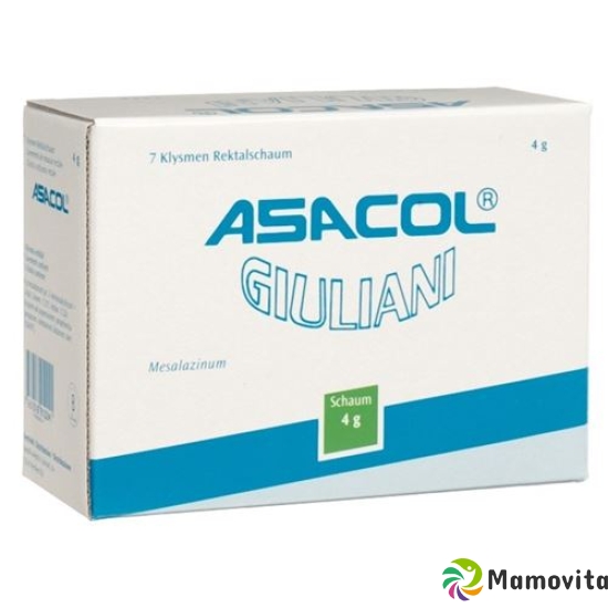 Asacol Klysmen Rektalschaum 4g 7 Stück buy online