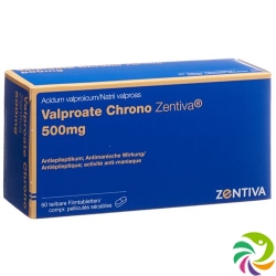 Valproate Chrono Zentiva Filmtabletten 500mg 60 Stück