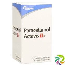 Paracetamol Actavis Filmtabletten 1000mg Dose 100 Stück