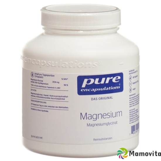 Pure Magnesium Glycinat Kapseln Neu Dose 180 Stück buy online