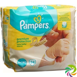 Pampers New Baby Micro 1-2.5kg Tragepack 24 Stück