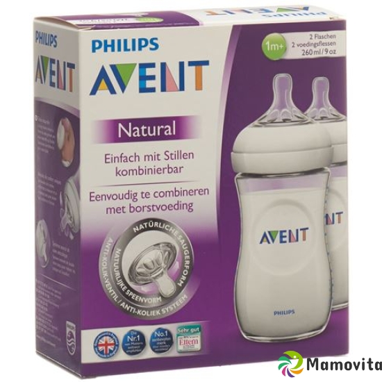 Avent Naturnah-Flasche 2x 260ml Pp Duo buy online