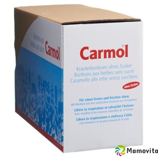 Carmol Kräuterbonbons ohne Zucker Beutel 75g buy online