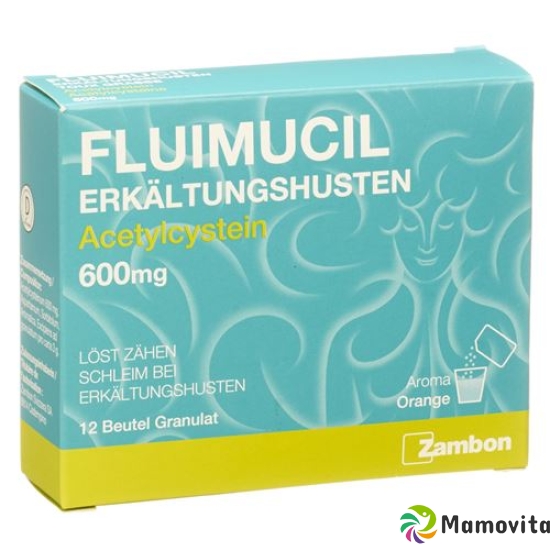 Fluimucil Erkältungshust Granulat 600mg Beutel 10 Stück buy online