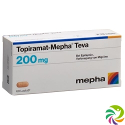 Topiramat Mepha Teva Lactabs 200mg 60 Stück