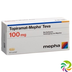 Topiramat Mepha Teva Lactabs 100mg 60 Stück