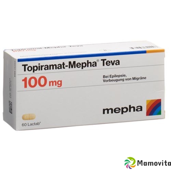 Topiramat Mepha Teva Lactabs 100mg 60 Stück buy online