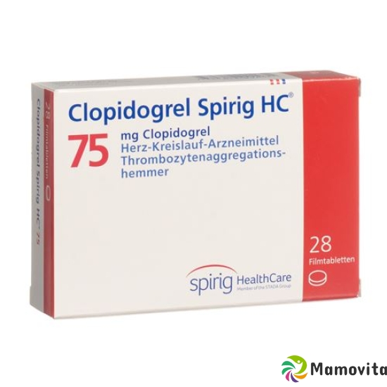 Clopidogrel Spirig HC Filmtabletten 75mg 28 Stück buy online