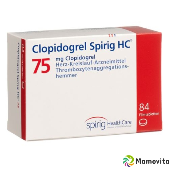 Clopidogrel Spirig HC Filmtabletten 75mg 84 Stück buy online