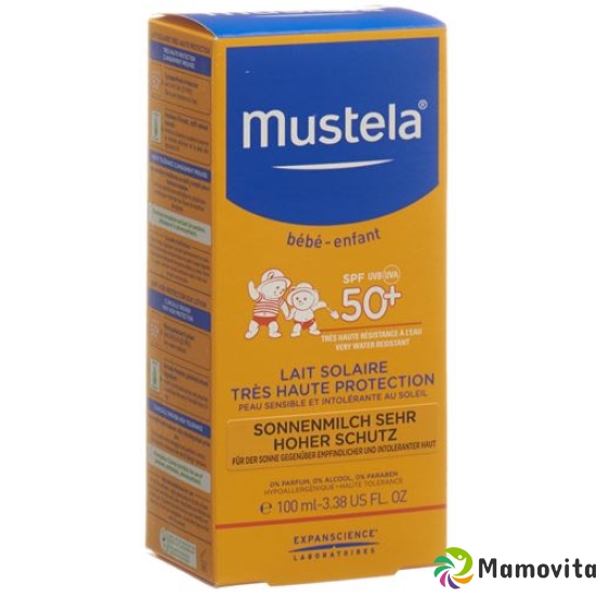 Mustela Sonnenschu Sonnenmilch SPF 50+ (neu) 100ml buy online