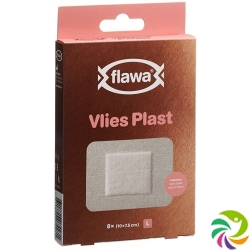 Flawa Vlies Plast Grösse L 10x7.5cm 8 Stück