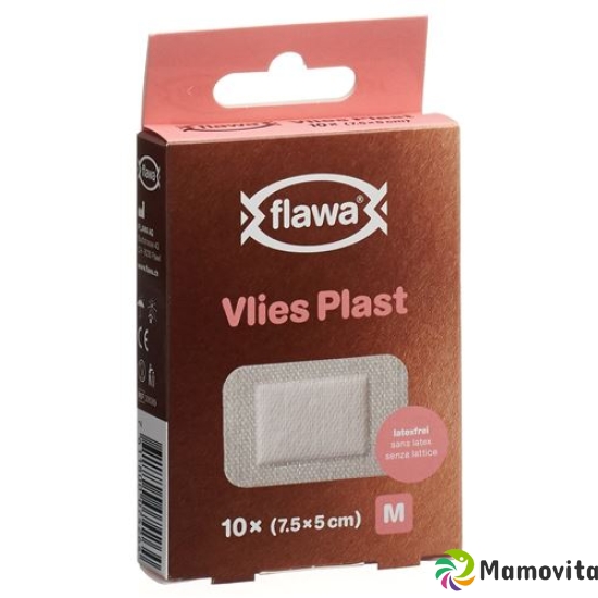 Flawa Vlies Plast M 7.5x5cm 10 piece buy online