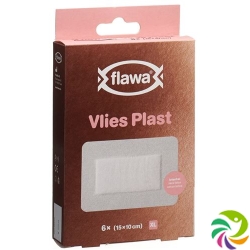 Flawa Vlies Plast Grösse XL 10x15cm 6 Stück