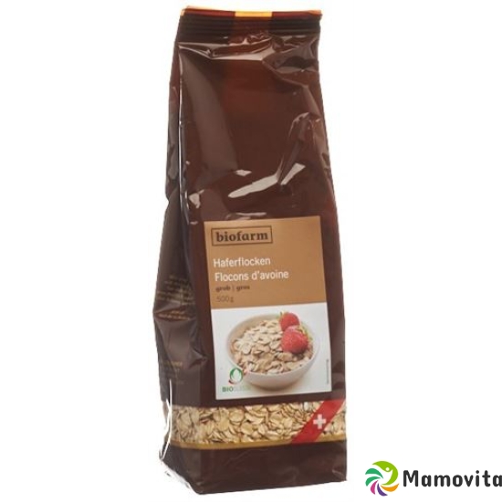 Biofarm Haferflocken Grob Knospe Sack 5kg buy online