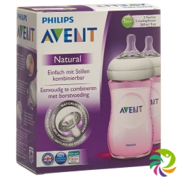 Avent Philips Naturnah bottle 2x260ml Duo pink