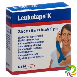 Leukotape K paving binder 5mx2.5cm blue 5 pcs