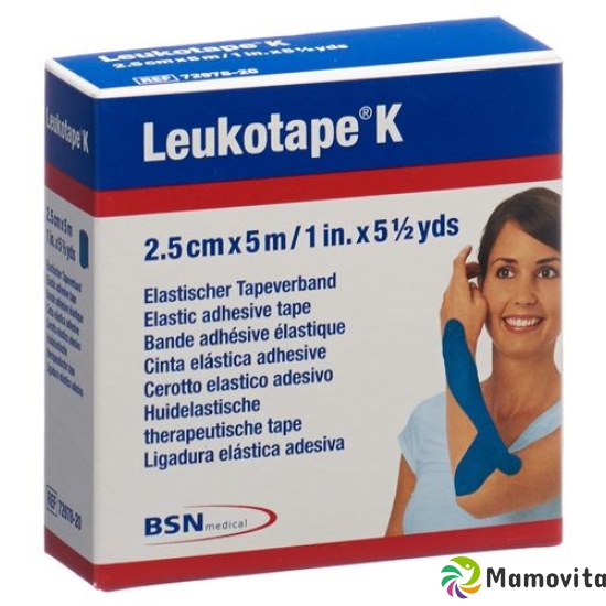 Leukotape K paving binder 5mx2.5cm blue 5 pcs buy online