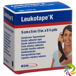 Leukotape K paving binder 5mx5cm black 5 pcs