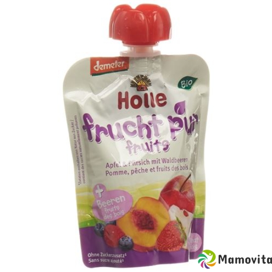 Holle Berry Puppy - Pouchy apple & peach with forest berries 100g buy online