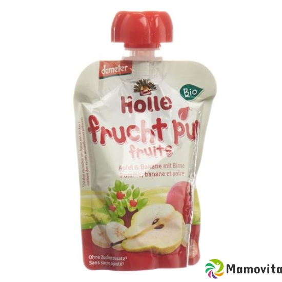 Holle Pouchy Apple & Banana with pear 90 g buy online