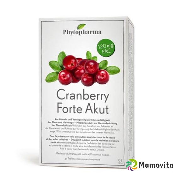 Phytopharma Cranberry Forte Acute 30 tablets buy online