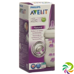 Avent Philips Naturnah bottle 260ml decorative purple